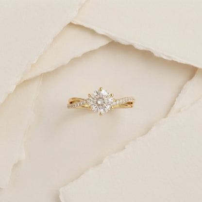 Twisted Together — Long Distance Ring for Her