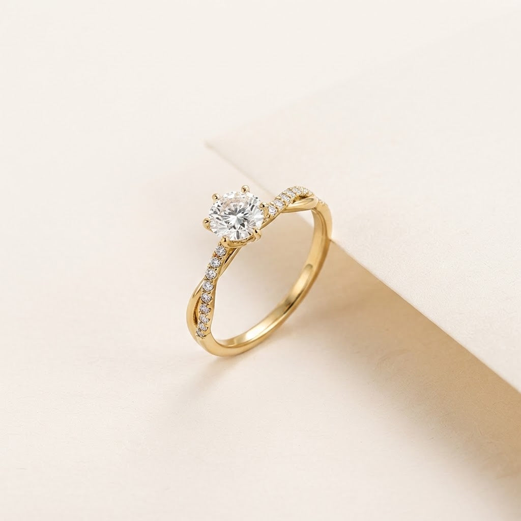 Twisted Together — Long Distance Ring for Her