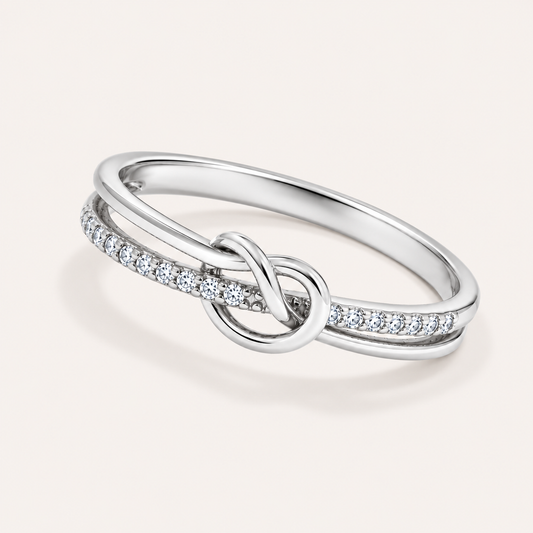 Infinity Knot Ring - S925 sterling silver jewelry - Kynd Co.