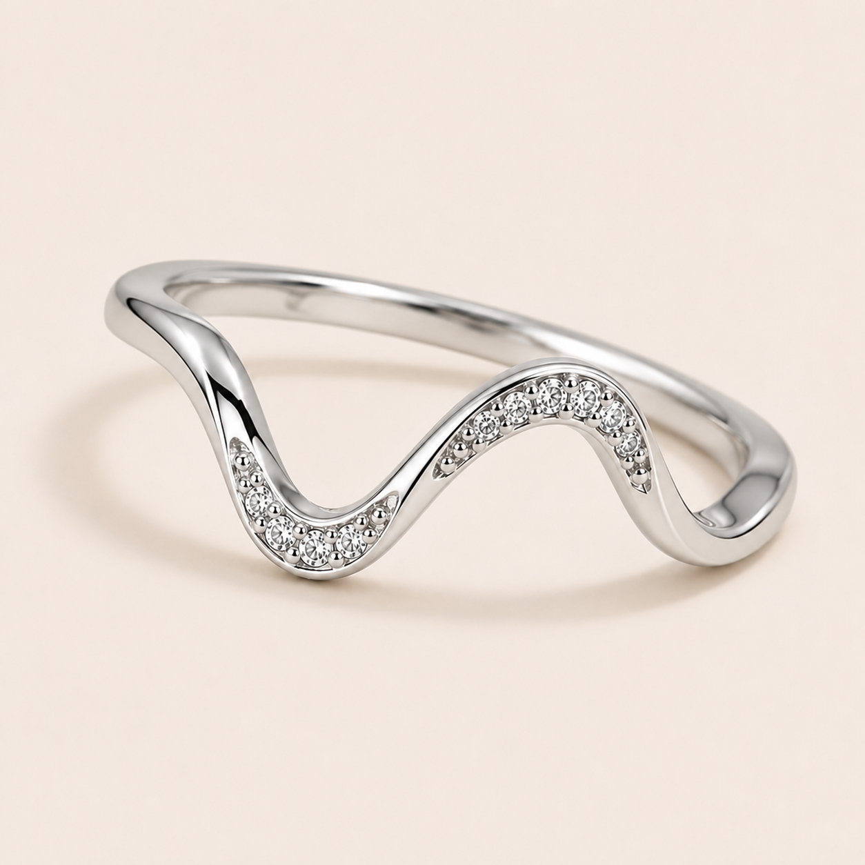 Wave Ring - S925 sterling silver jewelry - Kynd Co.