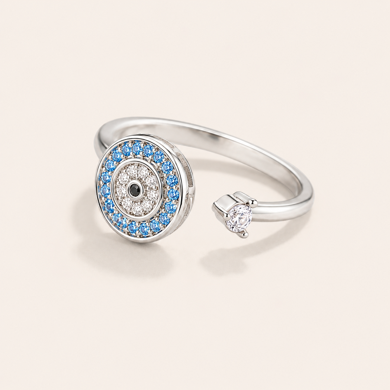Evil Eye Ring - sterling silver evil eye ring - Kynd Co.
