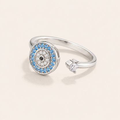 Evil Eye Ring - sterling silver evil eye ring - Kynd Co.
