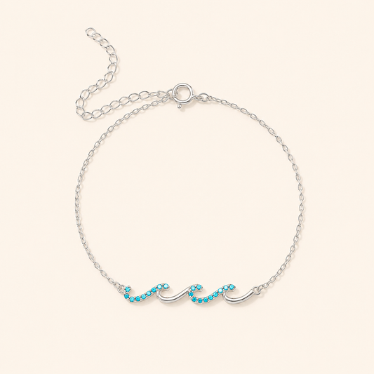Wave Bracelet - S925 sterling silver jewelry - Kynd Co.