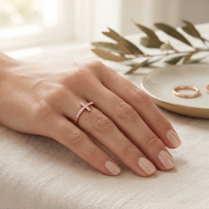 My Quiet Kind of Faith — Cross Ring for Yourself — Kynd Co