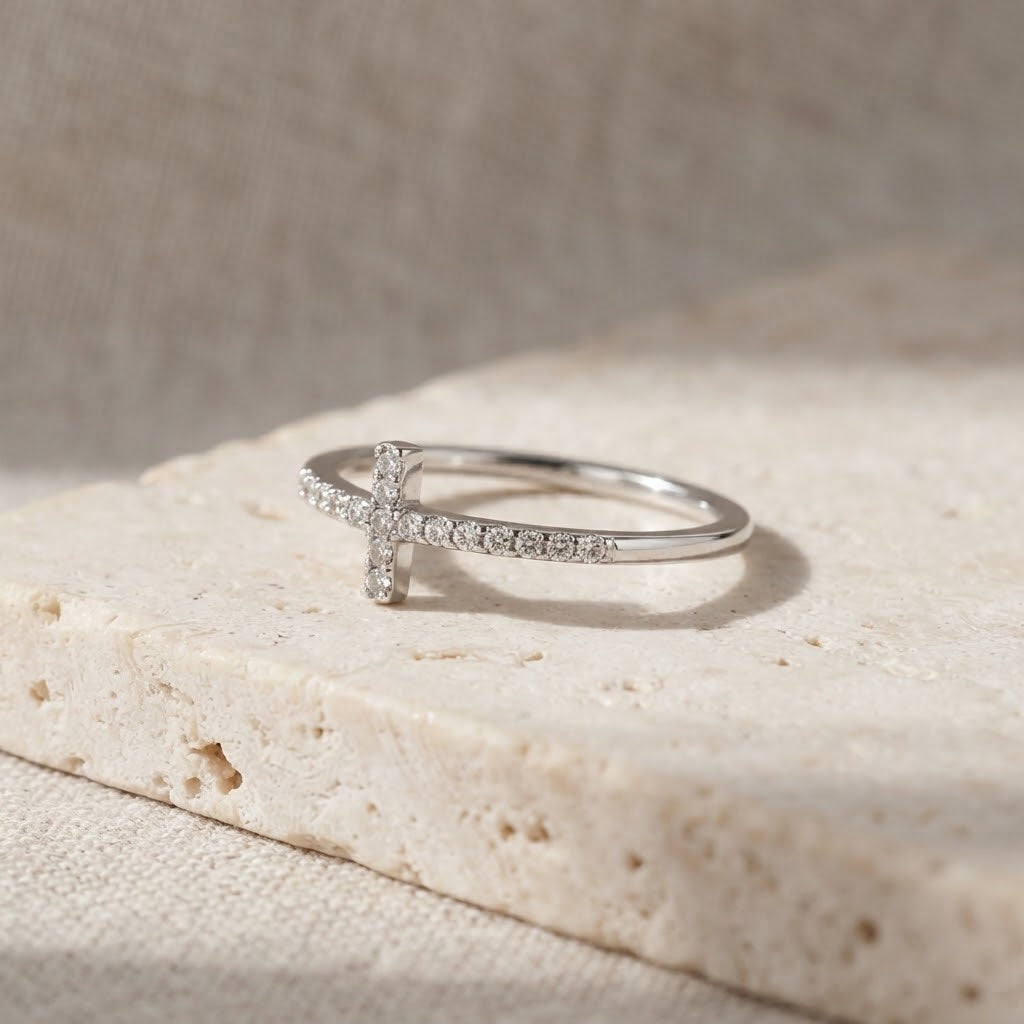 My Quiet Kind of Faith — Cross Ring for Yourself — Kynd Co