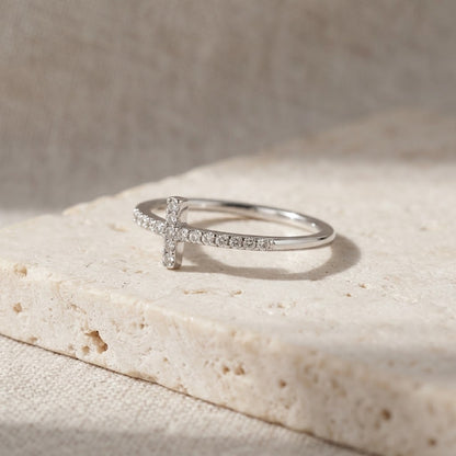 My Quiet Kind of Faith — Cross Ring for Yourself — Kynd Co
