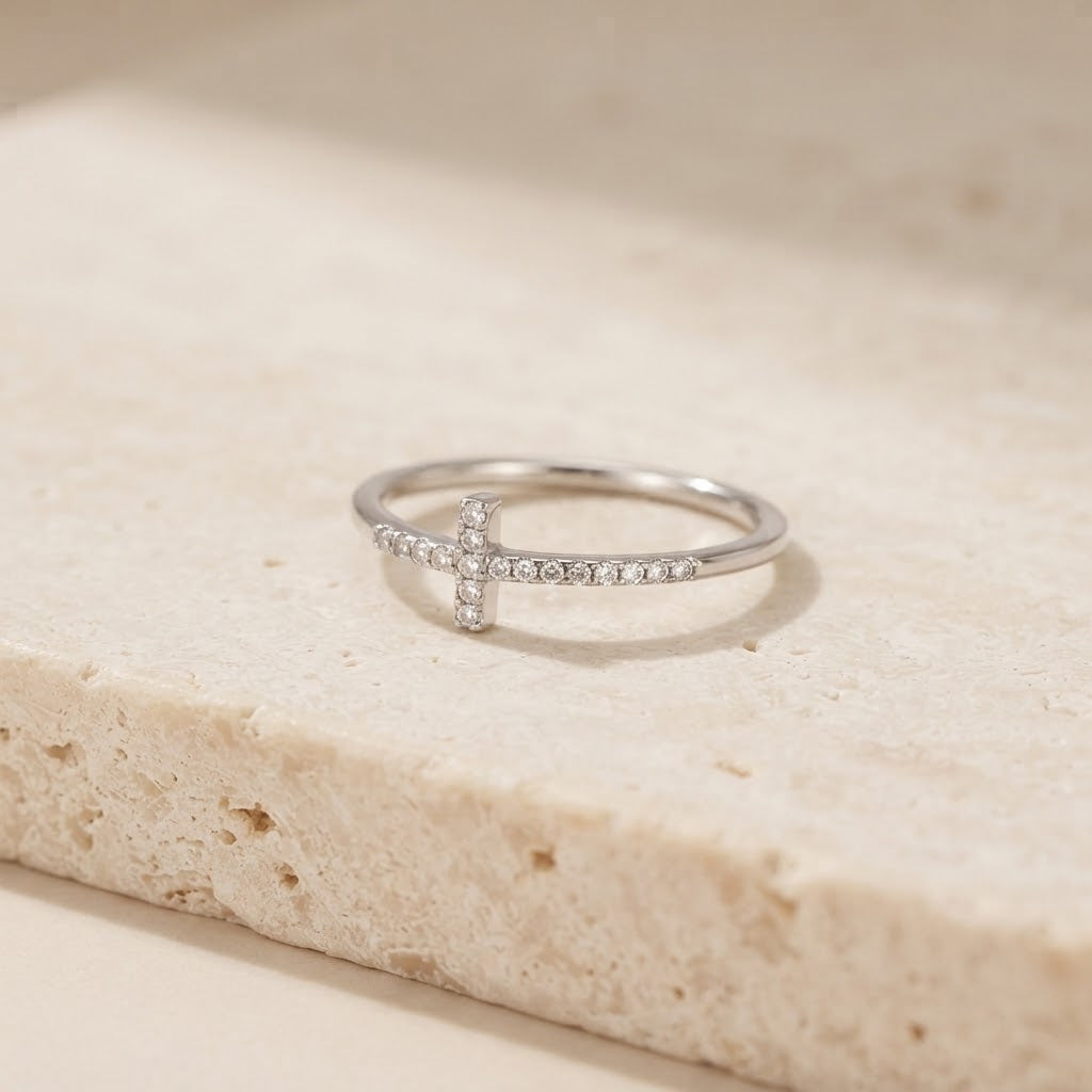 My Quiet Kind of Faith — Cross Ring for Yourself — Kynd Co