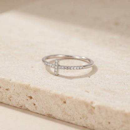 My Quiet Kind of Faith — Cross Ring for Yourself — Kynd Co