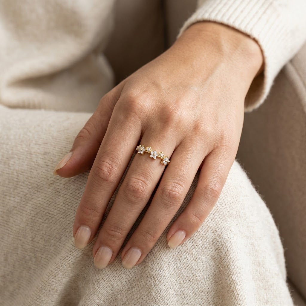 My Little Wildflower — Daisy Ring for Daughter