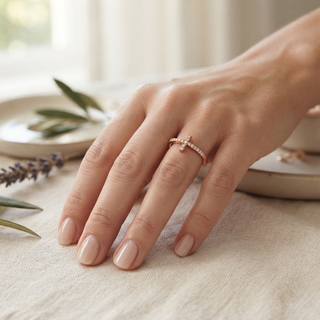 My Quiet Kind of Faith — Cross Ring for Yourself — Kynd Co