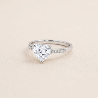 My Heart Picked You — Heart Solitaire Ring for Best Friend — Kynd Co