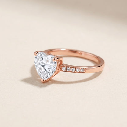 My Heart Picked You — Heart Solitaire Ring for Best Friend — Kynd Co