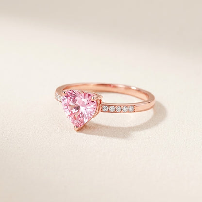 My Heart Picked You — Heart Solitaire Ring for Best Friend — Kynd Co