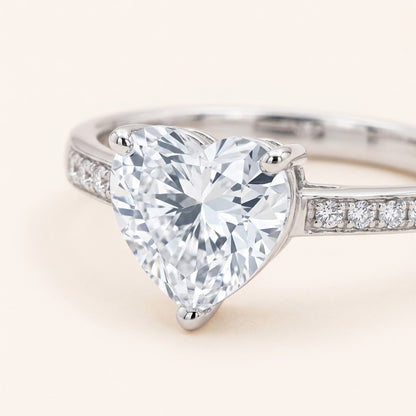 My Heart Picked You — Heart Solitaire Ring for Best Friend — Kynd Co