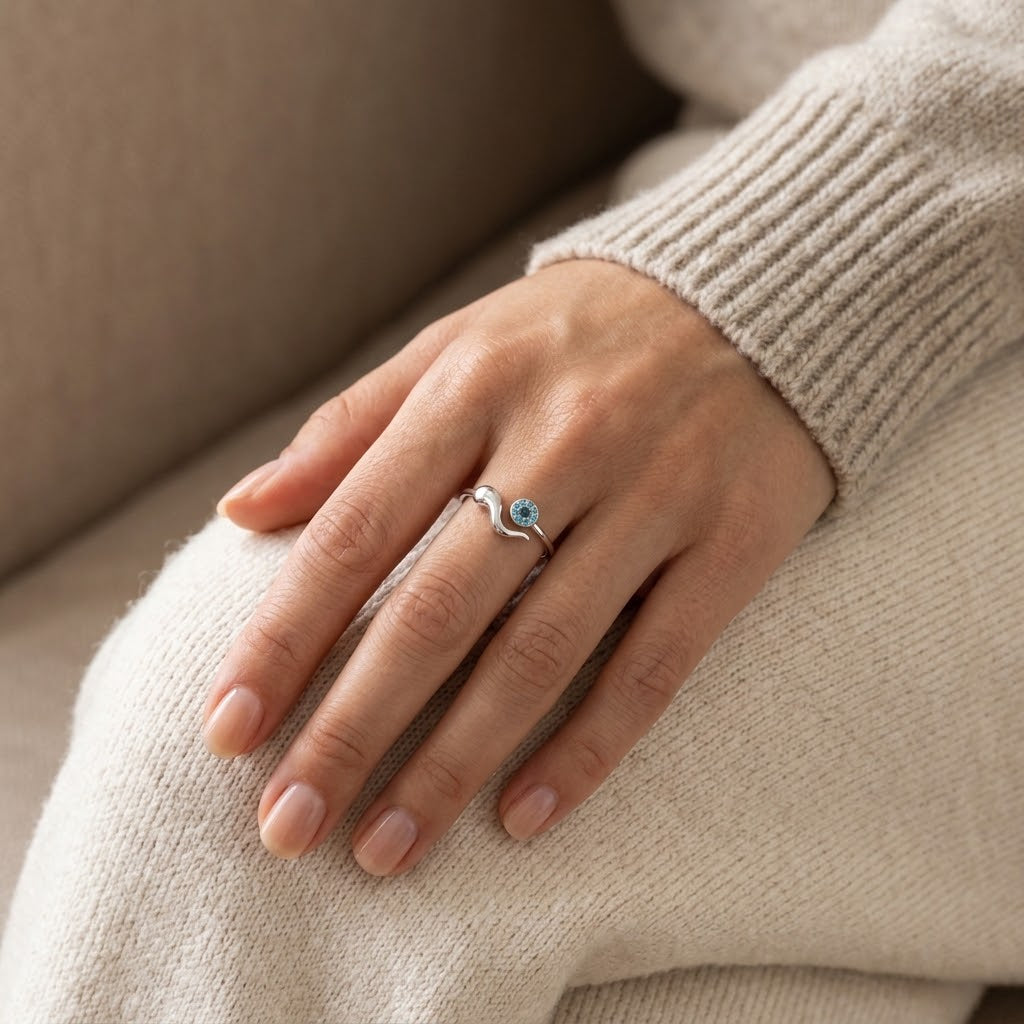 Protecting My Own Peace — Evil Eye Ring for Yourself — Kynd Co