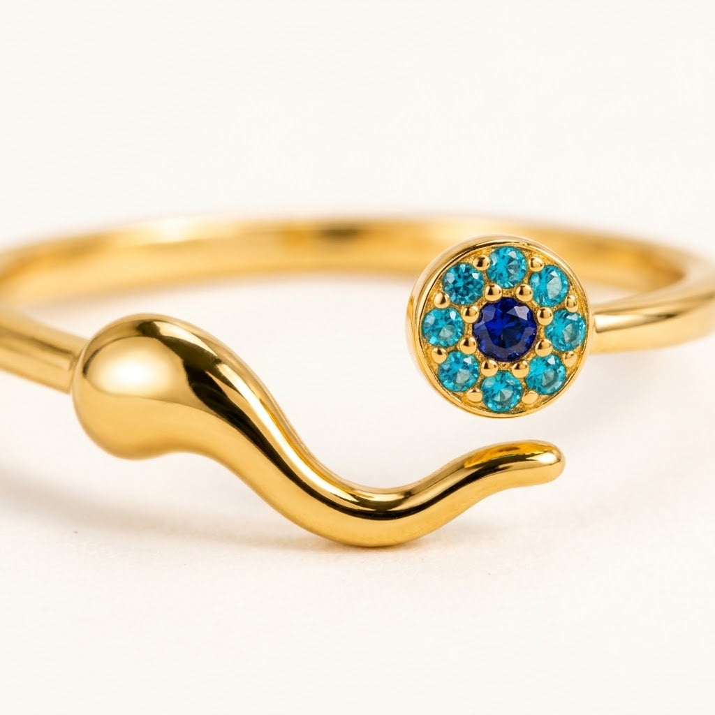 Protecting My Own Peace — Evil Eye Ring for Yourself — Kynd Co