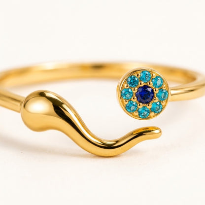 Protecting My Own Peace — Evil Eye Ring for Yourself — Kynd Co