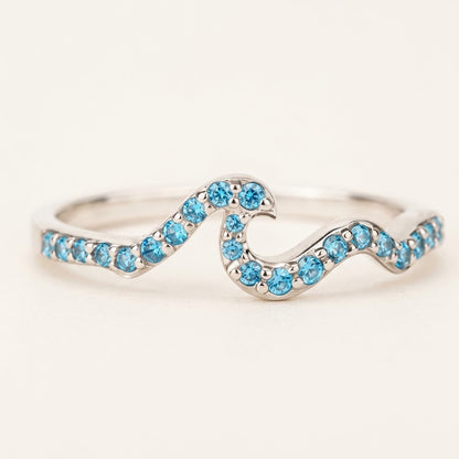 Miles Apart, Same Ocean — Wave Ring for Best Friend — Kynd Co
