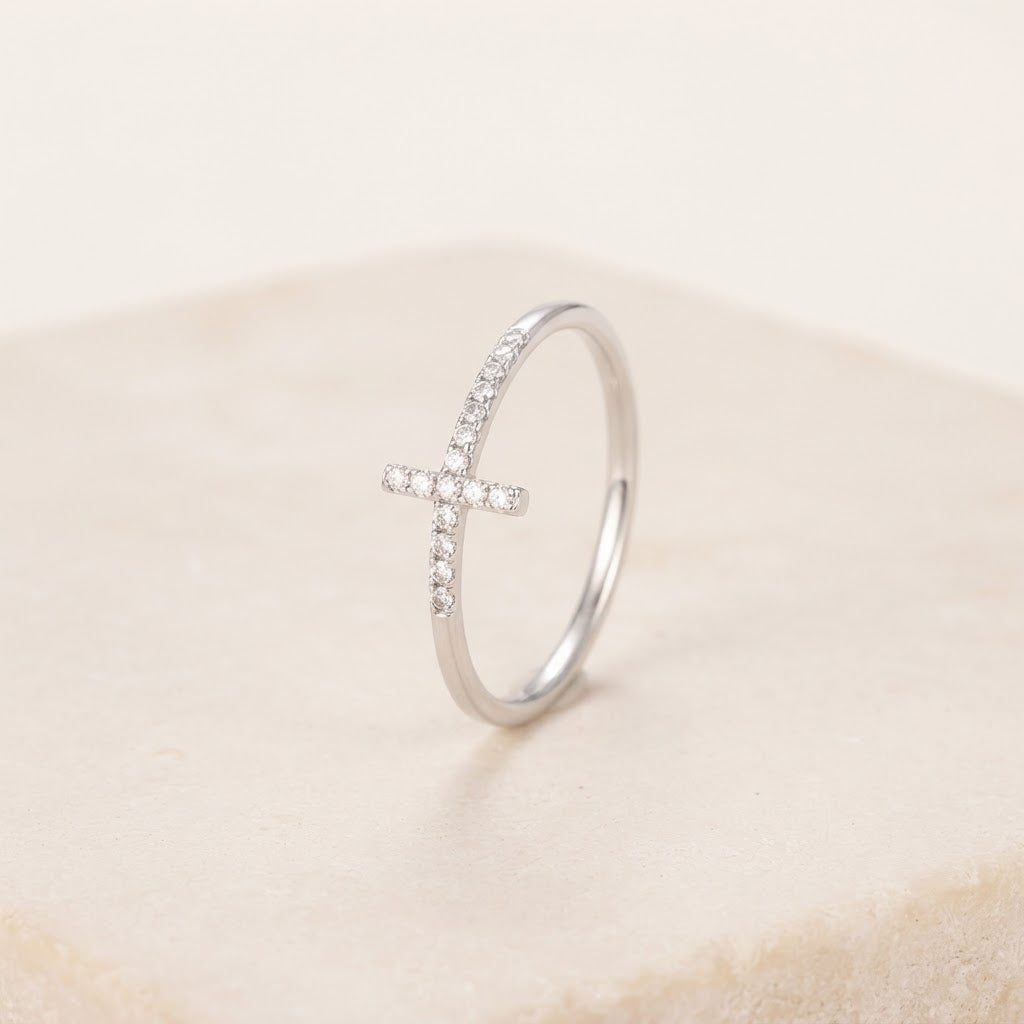My Quiet Kind of Faith — Cross Ring for Yourself — Kynd Co