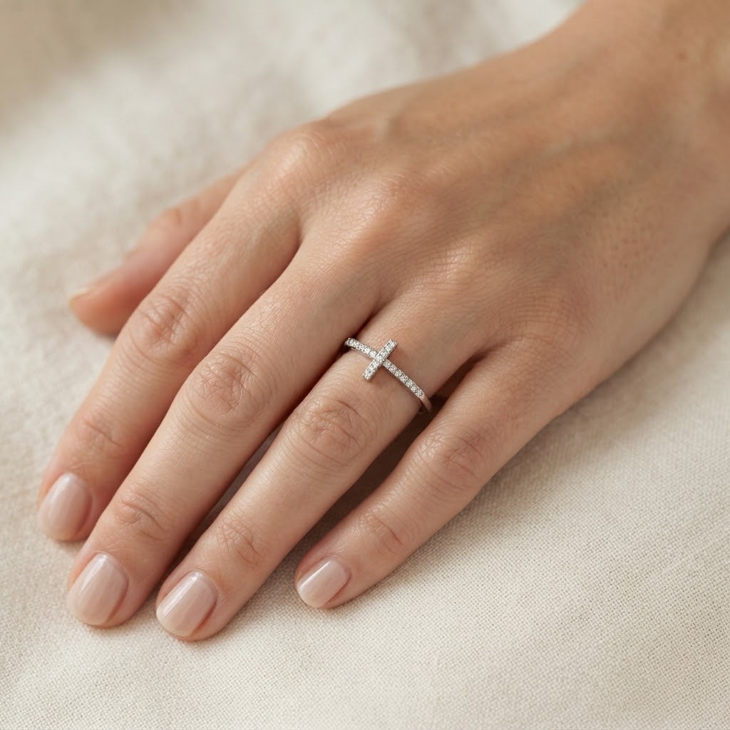 My Quiet Kind of Faith — Cross Ring for Yourself — Kynd Co