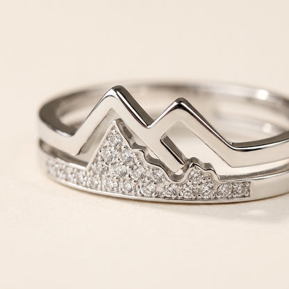 She Moves Mountains — Mountain Ring for Sister