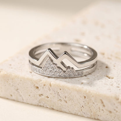 She Moves Mountains — Mountain Ring for Sister