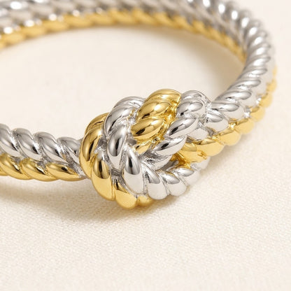 Knotted Together, No Matter What — Knot Ring for Best Friend