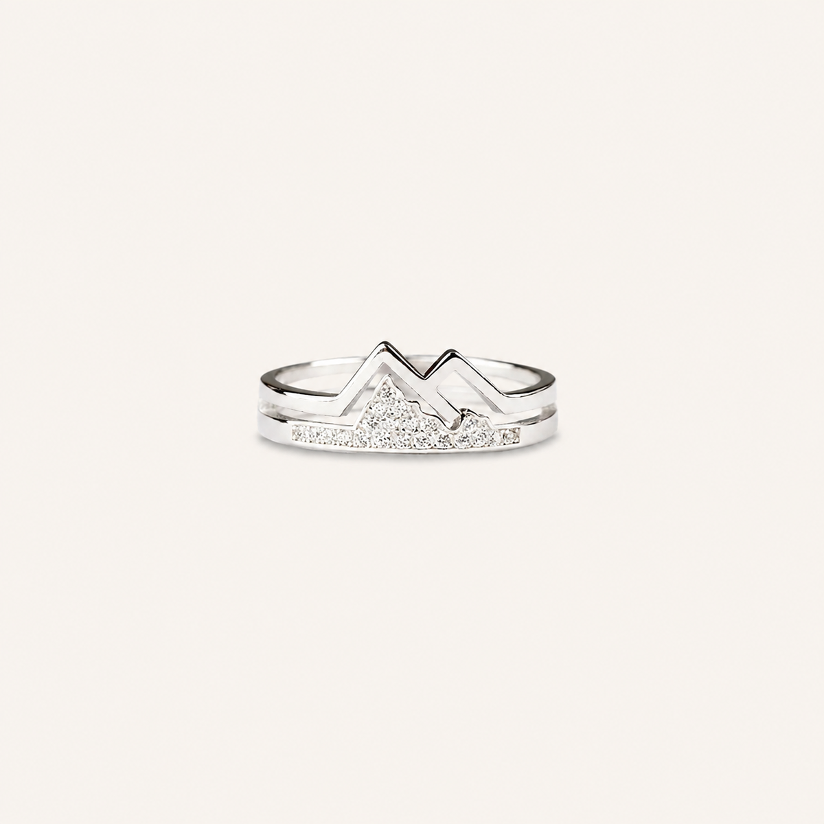 She Moves Mountains — Mountain Ring for Sister