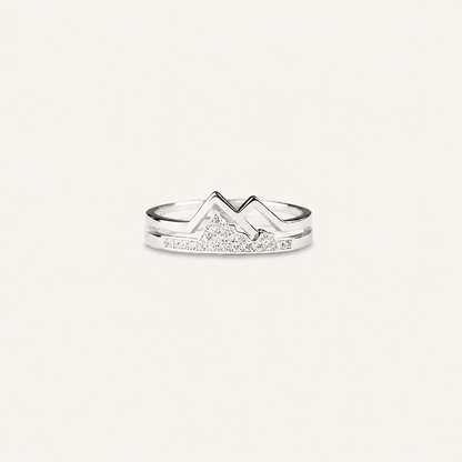 She Moves Mountains — Mountain Ring for Sister