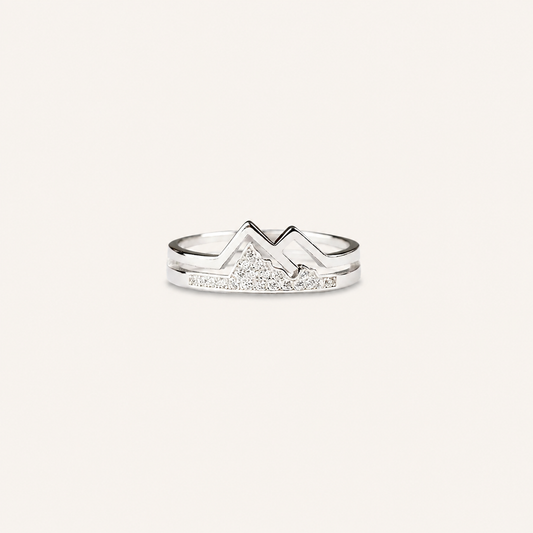 She Moves Mountains — Mountain Ring for Sister