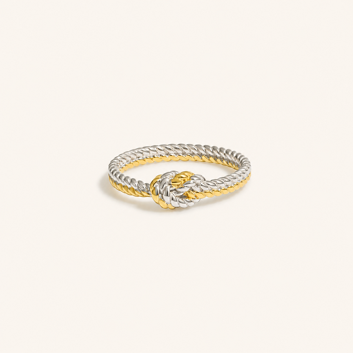 Knotted Together, No Matter What — Knot Ring for Best Friend