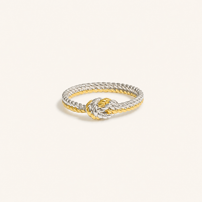 Knotted Together, No Matter What — Knot Ring for Best Friend