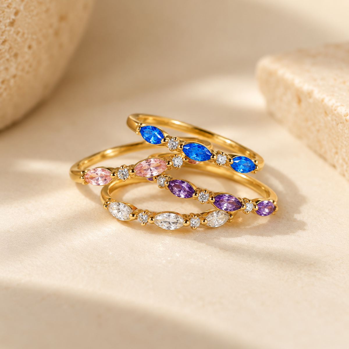 Your Month, Your Story Marquise Birthstone Ring