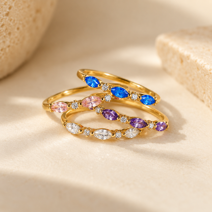 Your Month, Your Story Marquise Birthstone Ring