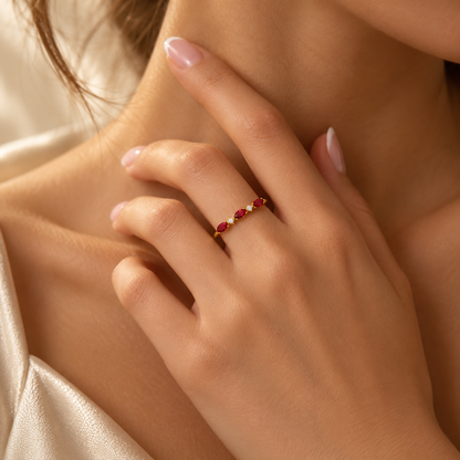Your Month, Your Story Marquise Birthstone Ring