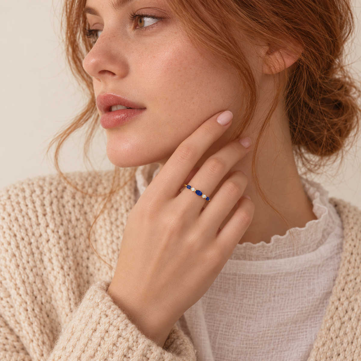 Your Month, Your Story Marquise Birthstone Ring