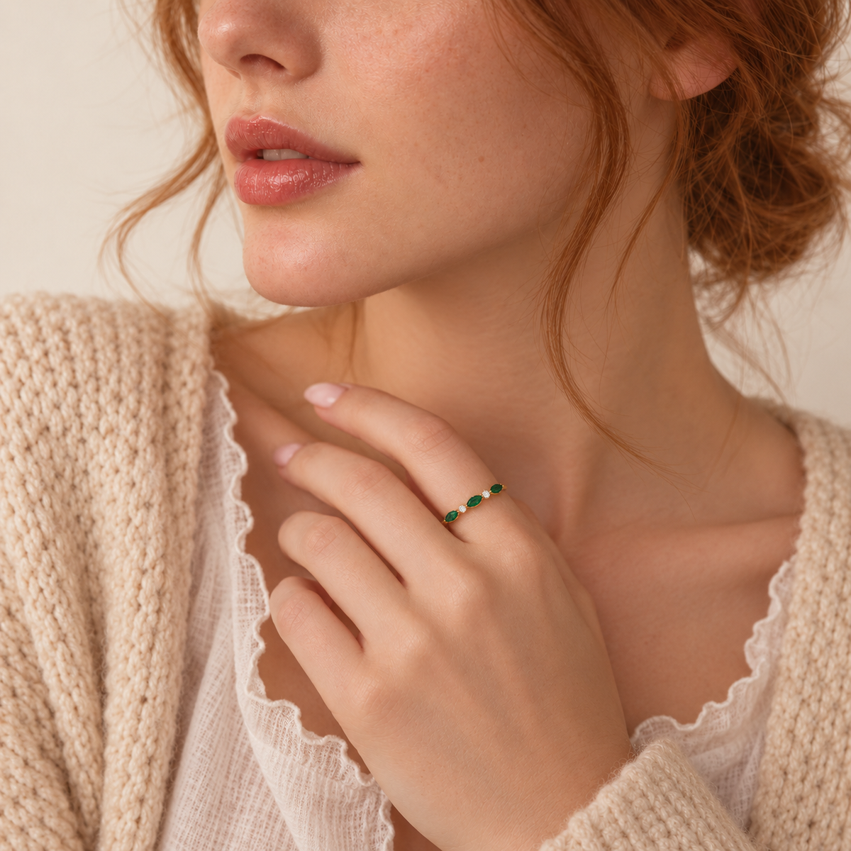 Your Month, Your Story Marquise Birthstone Ring