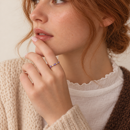 Your Month, Your Story Marquise Birthstone Ring