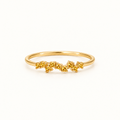 One Month, One Memory Dainty Birthstone Band