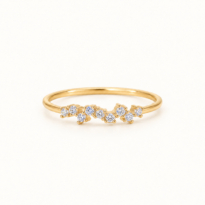 One Month, One Memory Dainty Birthstone Band