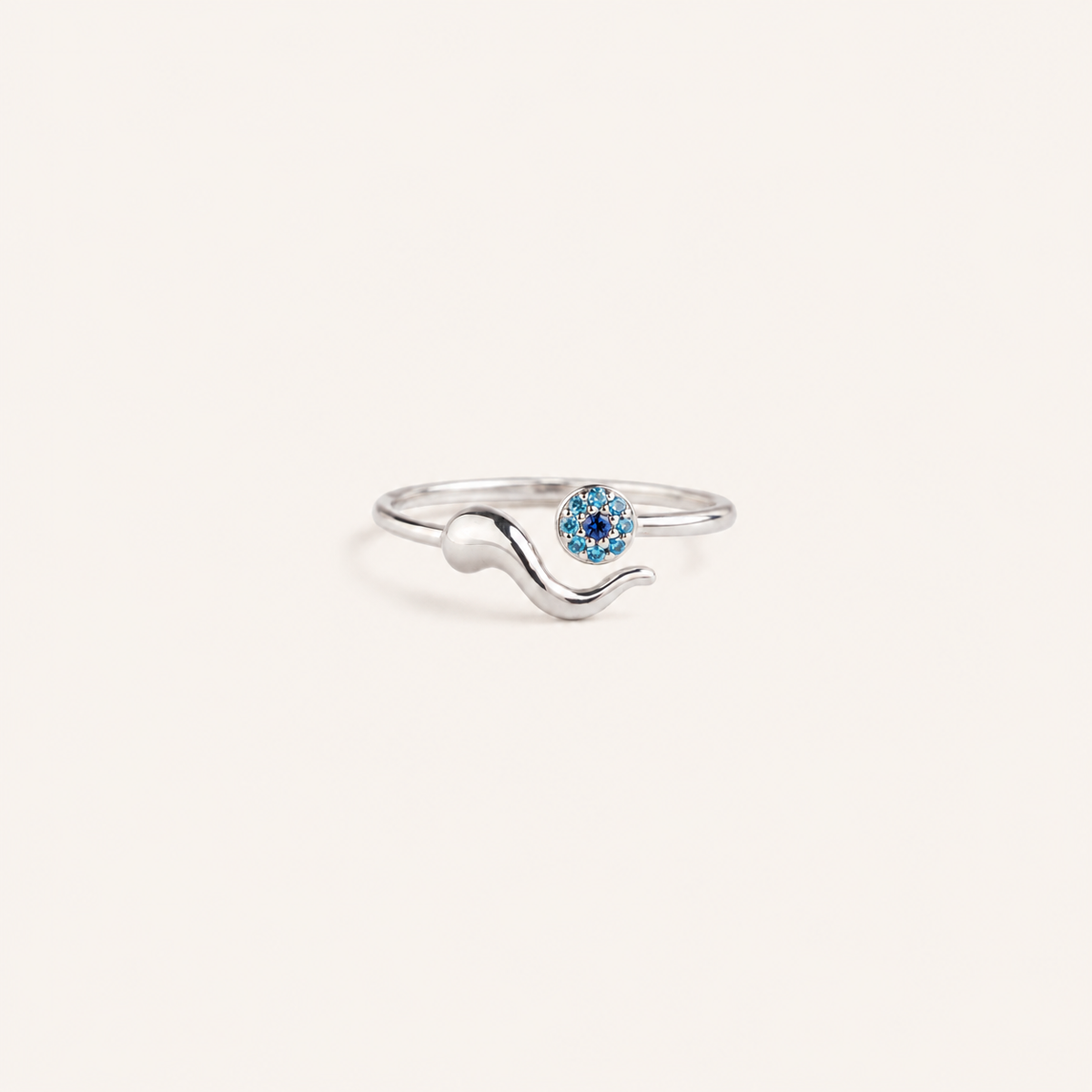Protecting My Own Peace — Evil Eye Ring for Yourself — Kynd Co