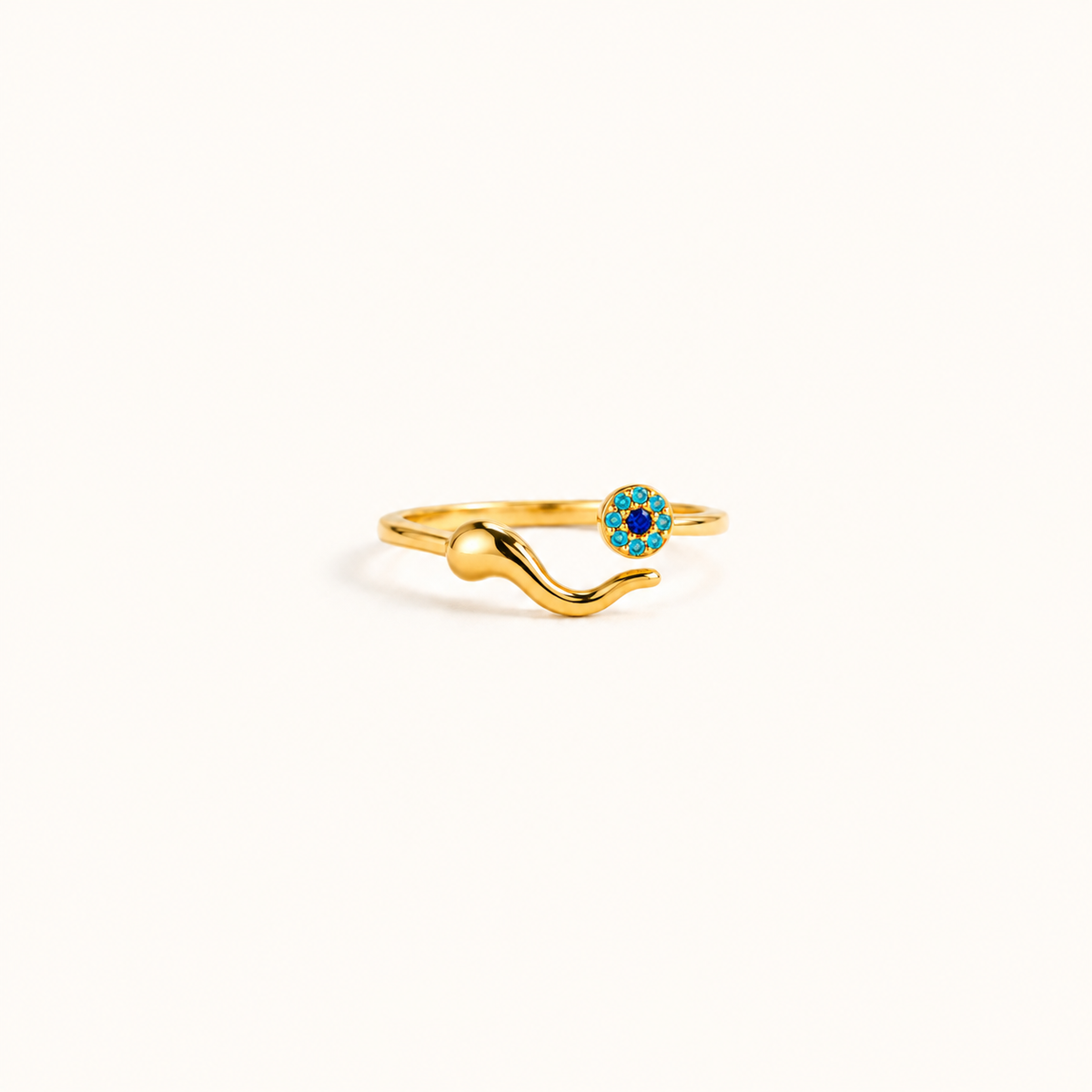 Protecting My Own Peace — Evil Eye Ring for Yourself — Kynd Co