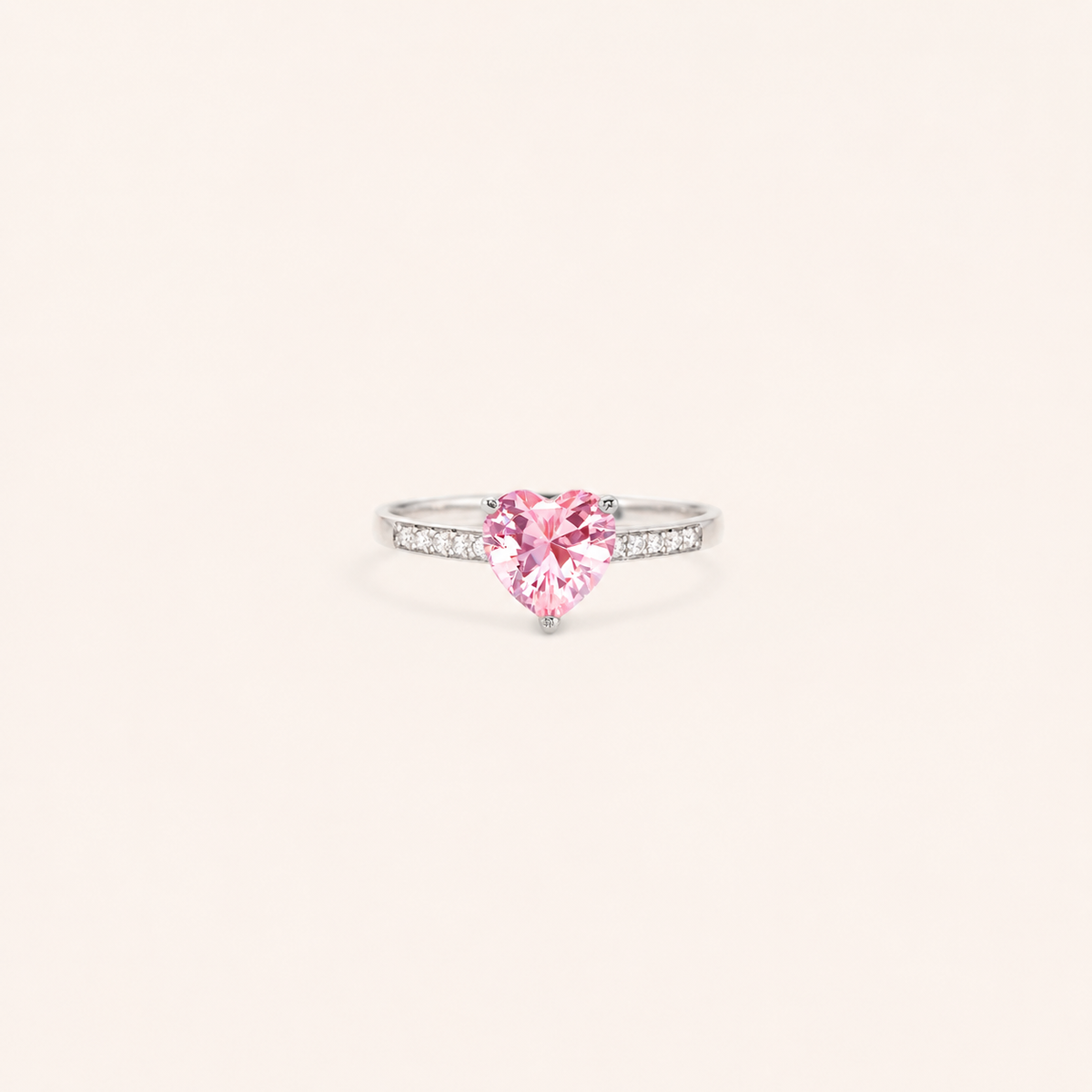 My Heart Picked You — Heart Solitaire Ring for Best Friend — Kynd Co