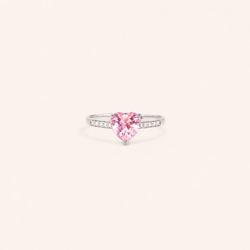 My Heart Picked You — Heart Solitaire Ring for Best Friend — Kynd Co