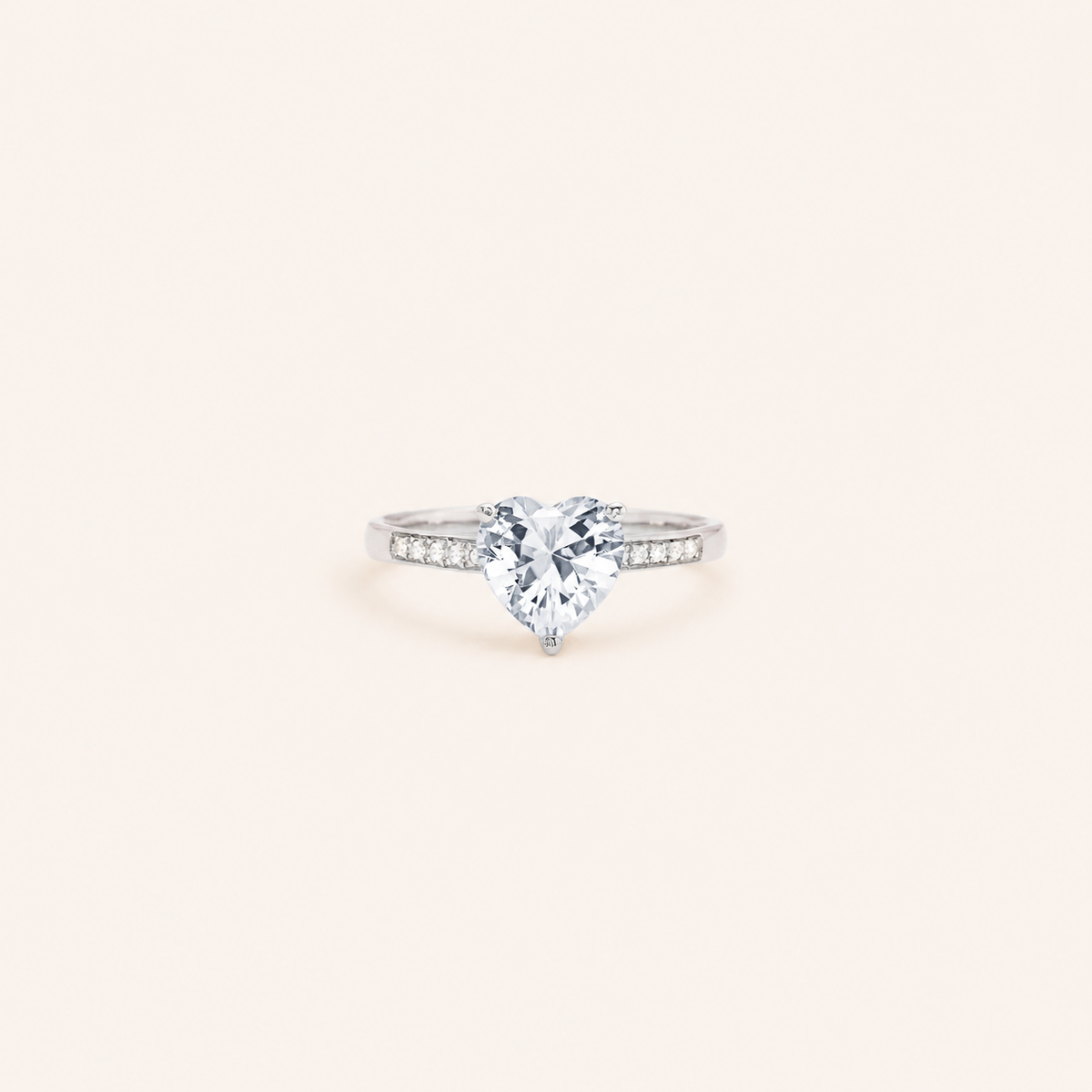 My Heart Picked You — Heart Solitaire Ring for Best Friend — Kynd Co