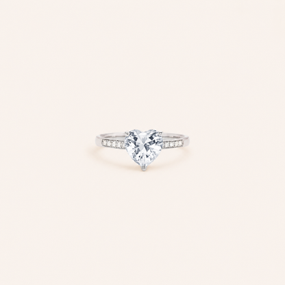 My Heart Picked You — Heart Solitaire Ring for Best Friend — Kynd Co