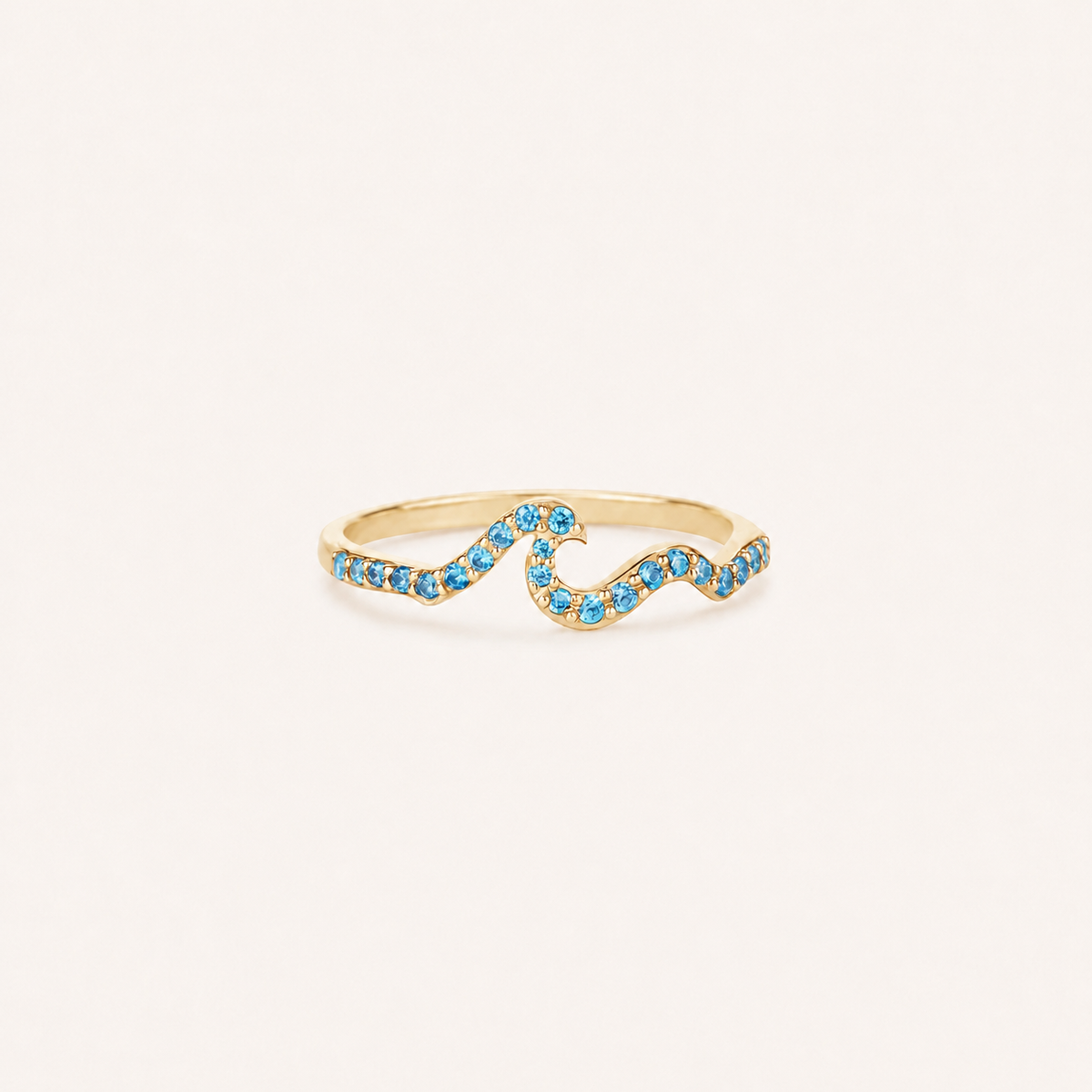 Miles Apart, Same Ocean — Wave Ring for Best Friend — Kynd Co