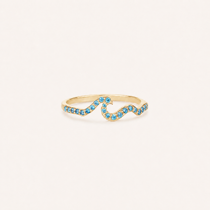 Miles Apart, Same Ocean — Wave Ring for Best Friend — Kynd Co