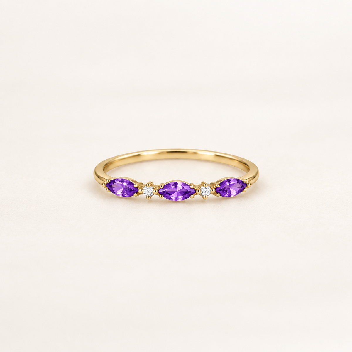Your Month, Your Story Marquise Birthstone Ring