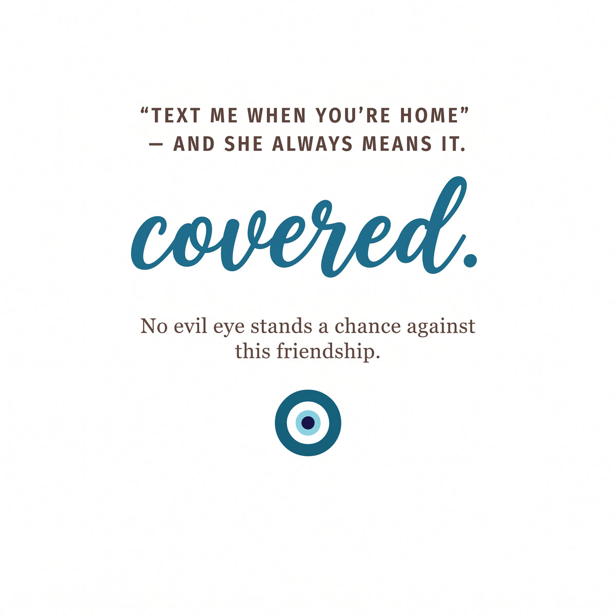 Watching Over You — Evil Eye Ring for Best Friend — Kynd Co